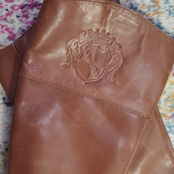 Franco Sarto 17" Chipper Leather Boot - Brown Women's Size 7 - Picture 3 of 6